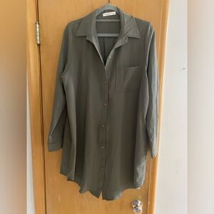Button up dress- size large